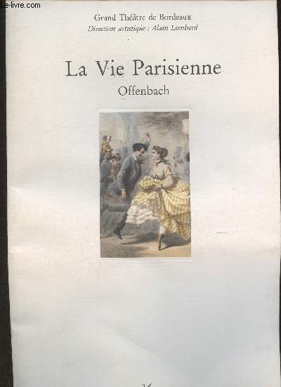 La vie parisienne- Grand Thtre de Bordeaux