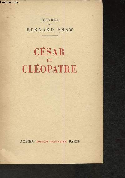 Csar et Clopatre- Histoire