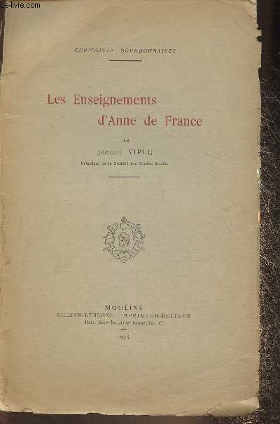 Les enseignements d'Anne de France (Collection 