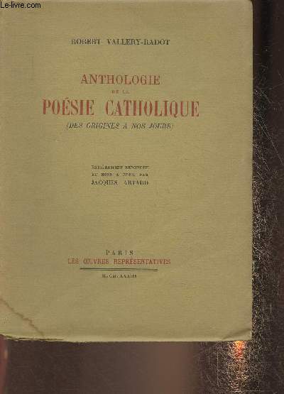 Anthologie de la posi catholique (des origines  nos jours)