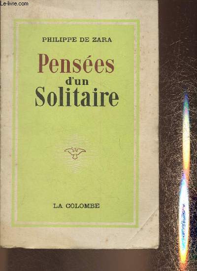 Penses d'un solitaire