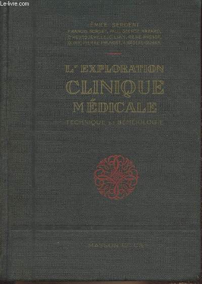 Trait lmentaire d'exploration clinique mdicale (technique et smologie)