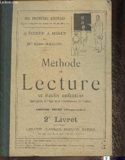 Mthode de lecture et rcits enfantins- Premier degr (prparatoire)- 2me livret