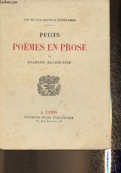 Petits pomes en prose (Collection 