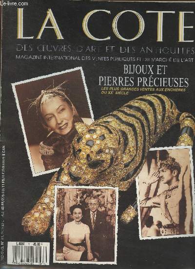 La cote des oeuvres d'art et des antiquits- n11- Oct. 1988