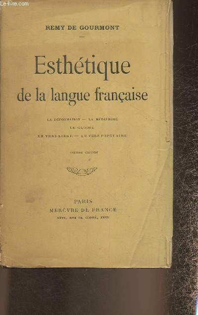 Esthtique de la langue franaise