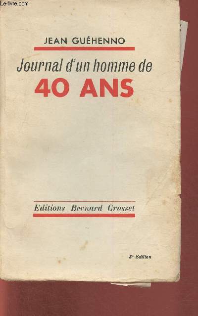 Journal d'un homme de 40 ans