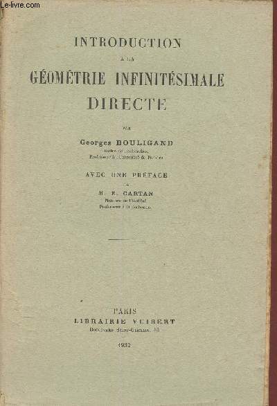 Introduction  la gomtrie infinitsimale directe