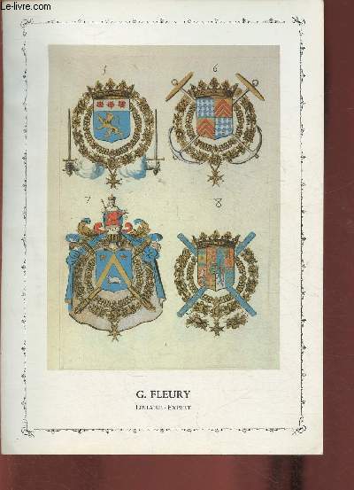 Catalogue de beaux-lives anciens et modernes- Librairie Franois 1er, G. Fleury