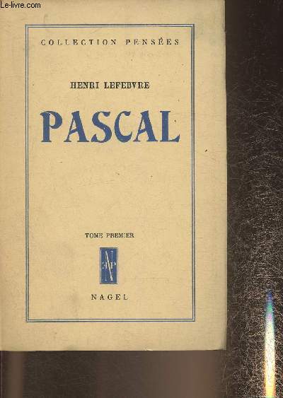 Pascal- Tome I (Collection 
