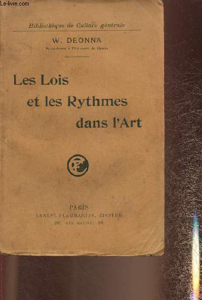 Les lois et les rythmes dans l'art