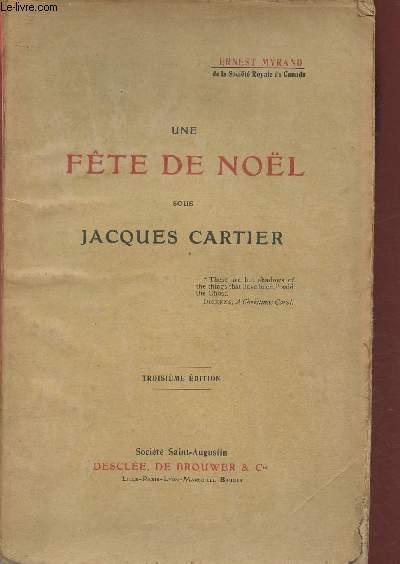 Une fte de Nol sous Jacques Cartier