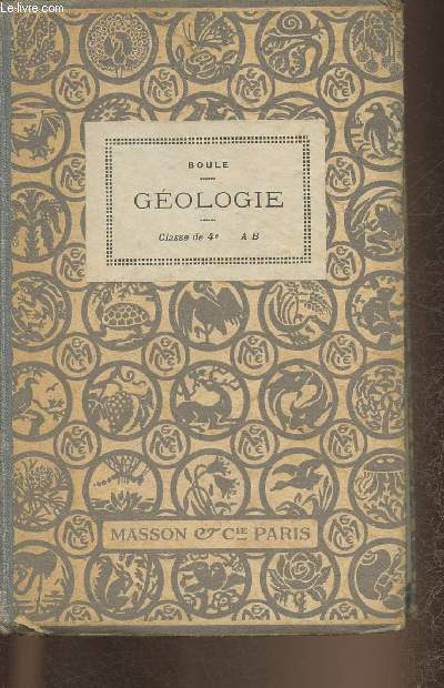 Gologie- 4me A et B- Cours lmentaire d'histoire naturelle