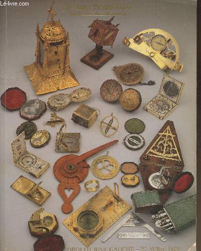 Catalogue de vente aux enchres/Drouot Rive gauche- 27 avril 1979-Livres anciens et instruments scientifiques anciens.