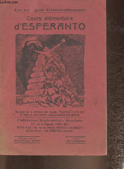 Cours lmentaire d'Esperanto (Collection 