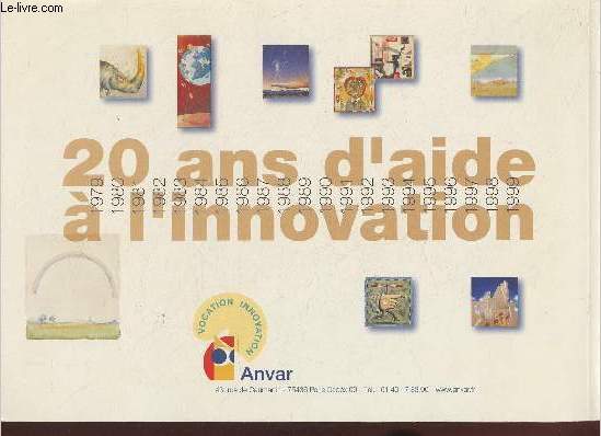 20 ans d'aide  l'innovation