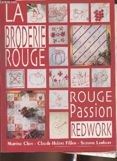 La broderie rouge- Rouge passion Redwork