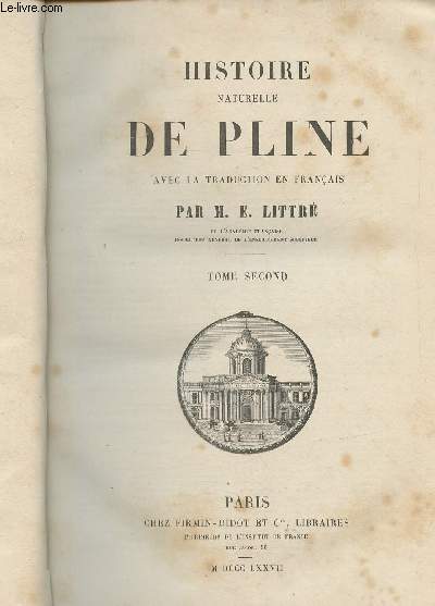 Histoire naturelle de Pline Tome II