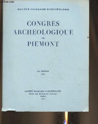 Congrs archologique du Pimont 129e session