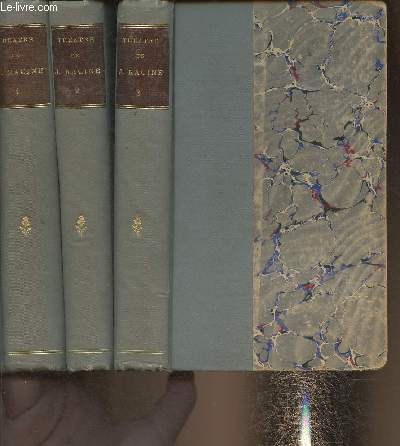 Thtre de Jean Racine publi par D. Jouaust Tomes I  III (3 volumes)