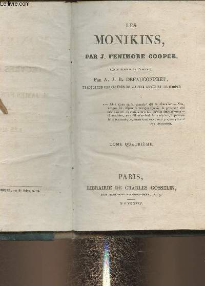 Les Monikins Tome IV