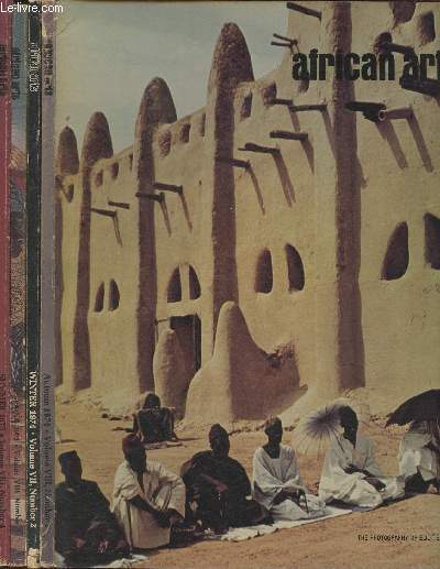 African Arts Volume VIII n1,2,3,4 (4 volumes)