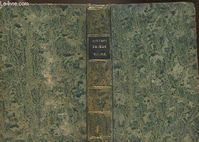 Oeuvres de Jean Racine Tome I