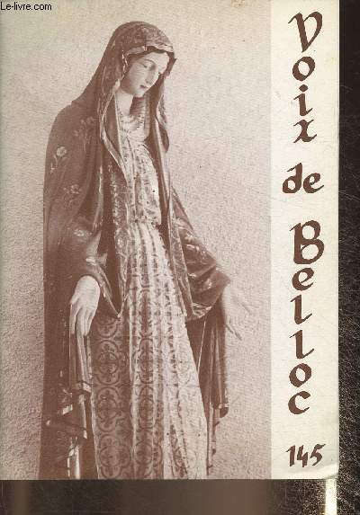 Voix de Belloc n145-Juin 1992-Sommaire: Rencontre oecumenique, Le jardin des plantes aromatiques, cet t- Le mot du pre l'Abb- etc.