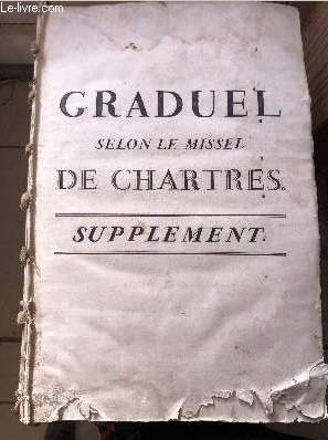 Graduel selon le Missel de Chartres- Supplment
