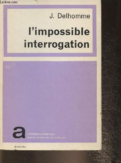 L'impossible interrogation (Collection 