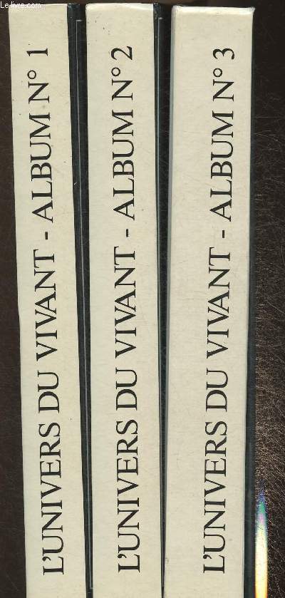 L'univers du vivant Albums n1, 2 et 3 (3 volumes)