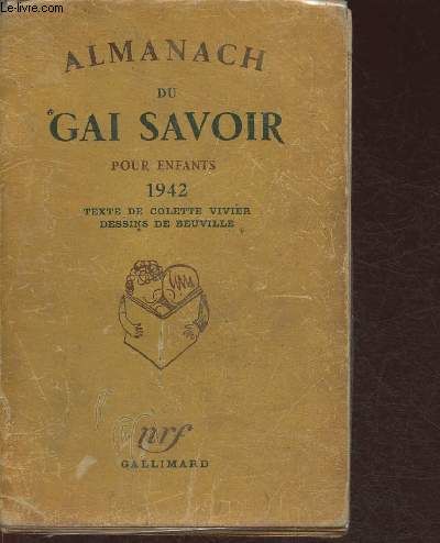 Almanach du Gai savoir pour enfants 1942