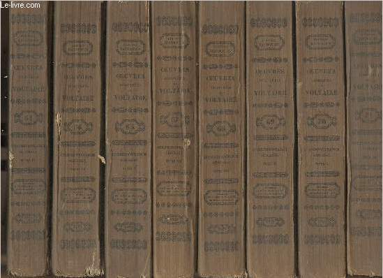 10 volumes/Oeuvres de Voltaire Tome LXIV  LXXIII