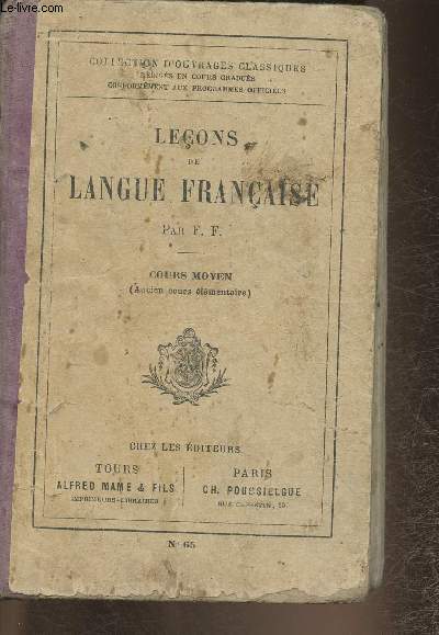 Leons de la langue franaise Cours moyen