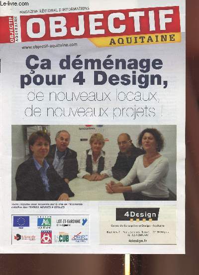 Objectif Aquitaine- Ca dmnage pour 4 Design de nouveaux locaux , de nouveaux projets!