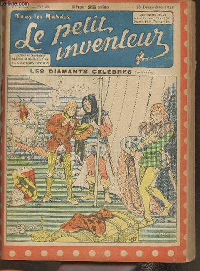 Le petit inventeur n40- 18 dcembre 1923- Les diamants clbre (suite et fin)