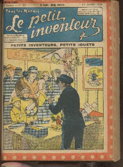 Le petit inventeur n42- 1er Janvier 1924- Petits inventeurs, petits jouets