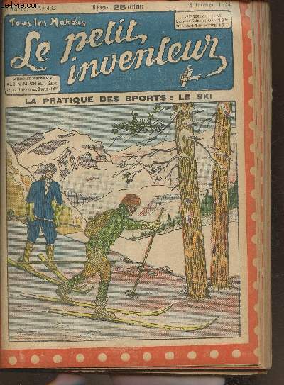 Le petit inventeur n43- 8 Janiver 1924- La pratique des sports: le ski