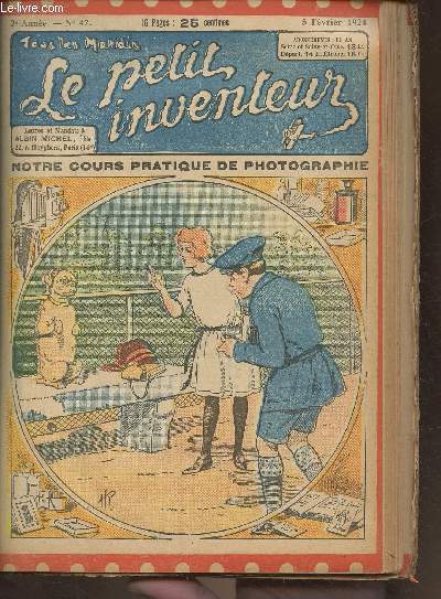 Le petit inventeur n47- 5 Fvrier 1924- Notre cours pratique de photographie