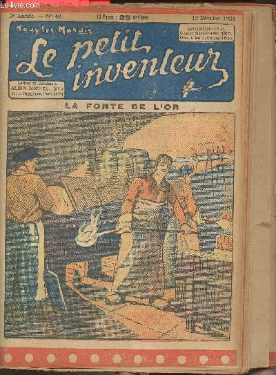 Le petit inventeur n48- 12 Fvrier 1924- La fonte de l'or