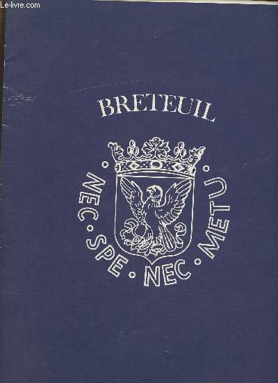 Brochure Breteuil- Extrait de plaisir de France , septembre 1973