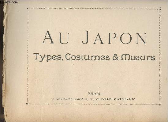Au Japon, Types, costumes et moeurs