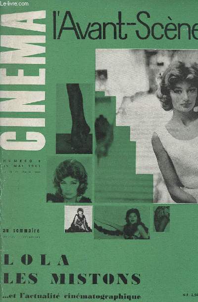 L'avant-Scne Cinma n4- 15 mai 1961- Lola- Les Mistons et l'actualit cinmatographique
