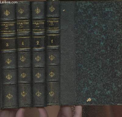 Les contemporains- Etudes et portraits littraires Tomes I  IV (4 volumes)