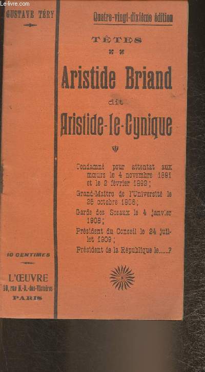 Ttes- Aristide Briand dit Aristide-le-Cynique