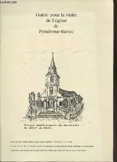 Guide pour la visite de l'Eglise de Plour-sur-Rance