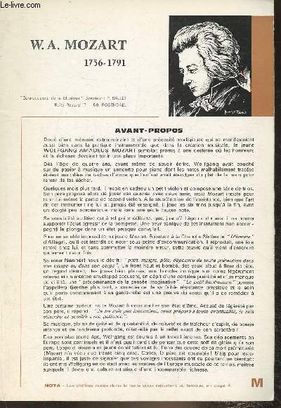 W.A.Mozart 1756-1791