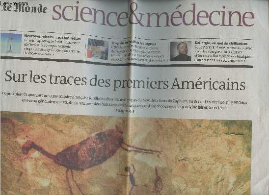 Le Monde- Science & mdecine- Sur les traces des premiers Amricains-Mercredi 29 avril 2015