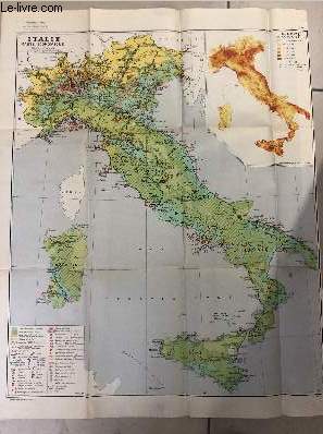 Carte conomique de l'Italie- Carte n56