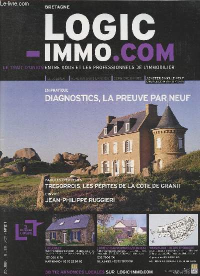 2 volumes/Logic Immo.com Bretagne- n210-211, 30 Mai-20 Juin 2011/20 Juin-11Juillet 2011